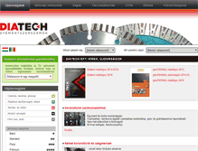 Tablet Screenshot of diatech.hu